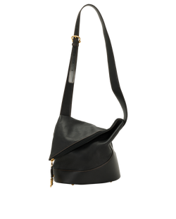 Anton Crossbody, Leather, Black, L18/MIS, P, 2*